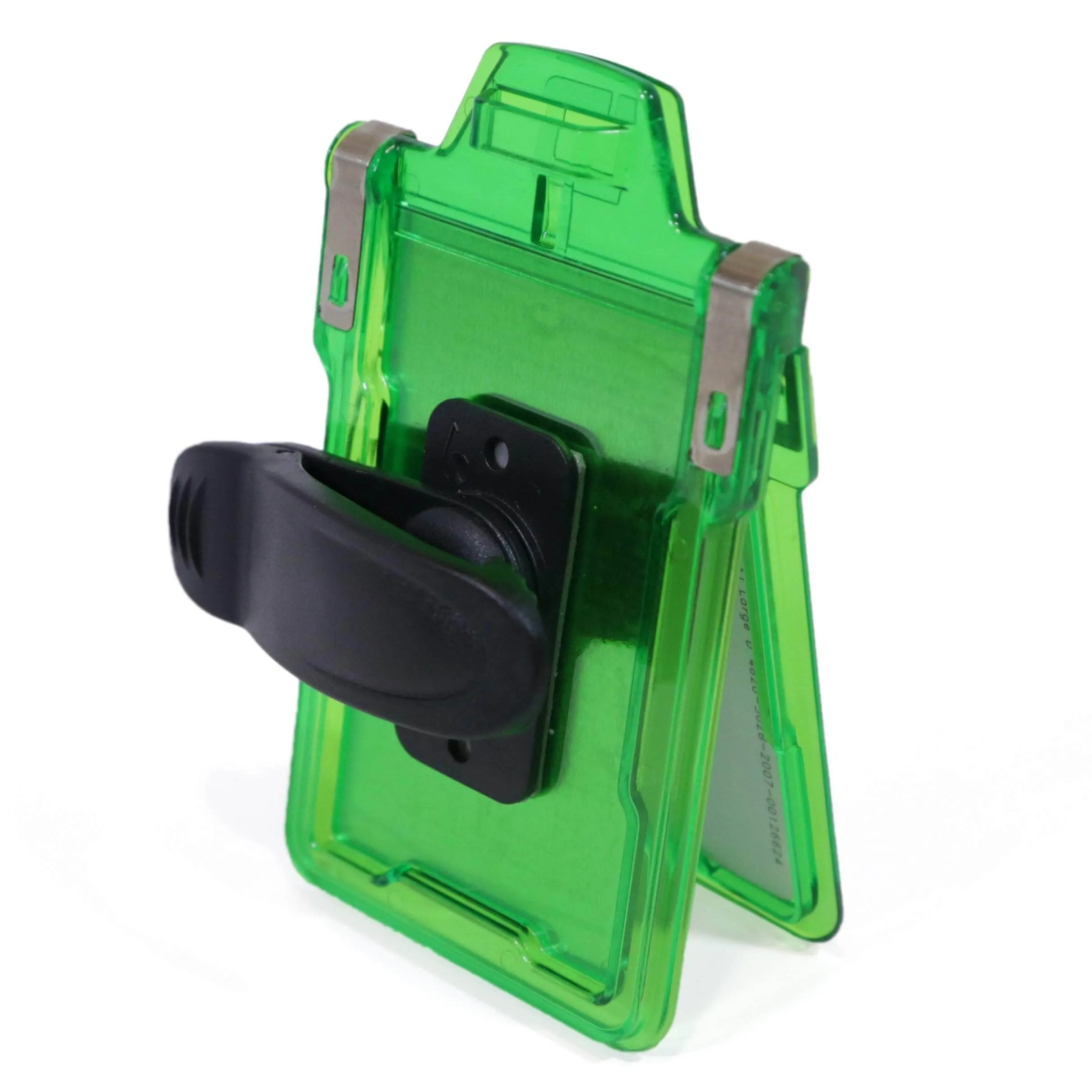 Secure Badge Holder Classic Vertical 1 ID Card Holder With Belt Clip