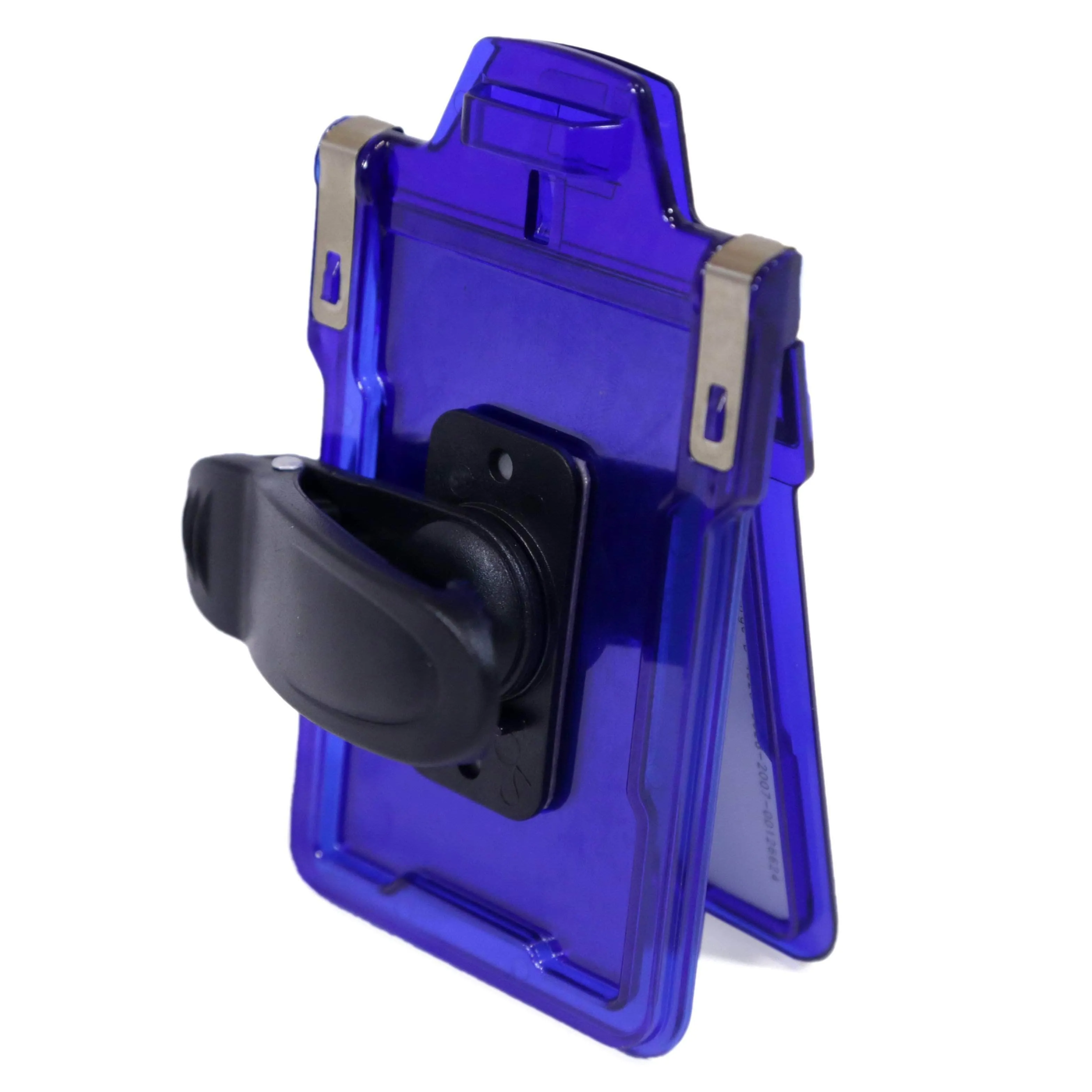 Secure Badge Holder Classic Vertical 1 ID Card Holder With Belt Clip