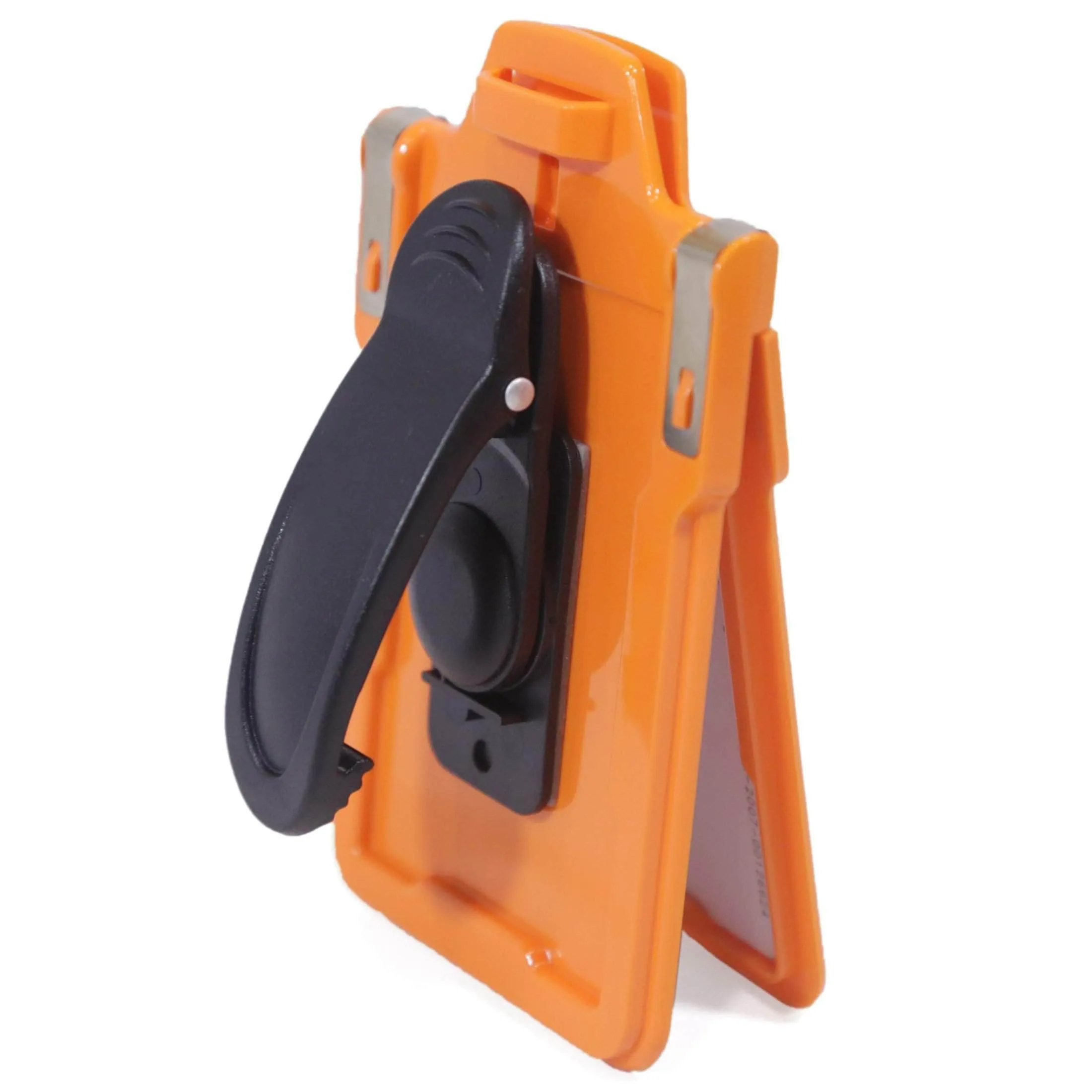 Secure Badge Holder Classic Vertical 1 ID Card Holder With Belt Clip