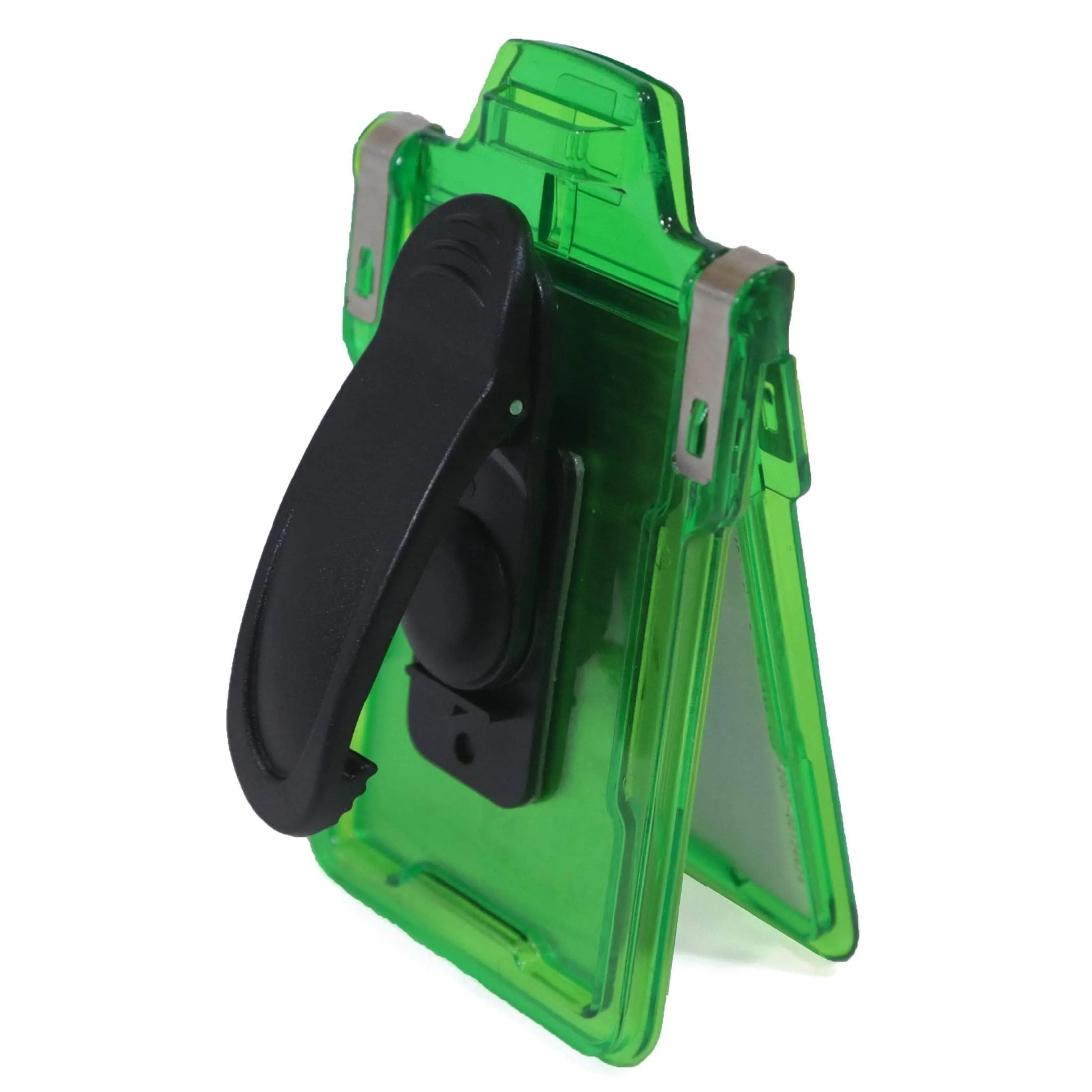 Secure Badge Holder Classic Vertical 1 ID Card Holder With Belt Clip