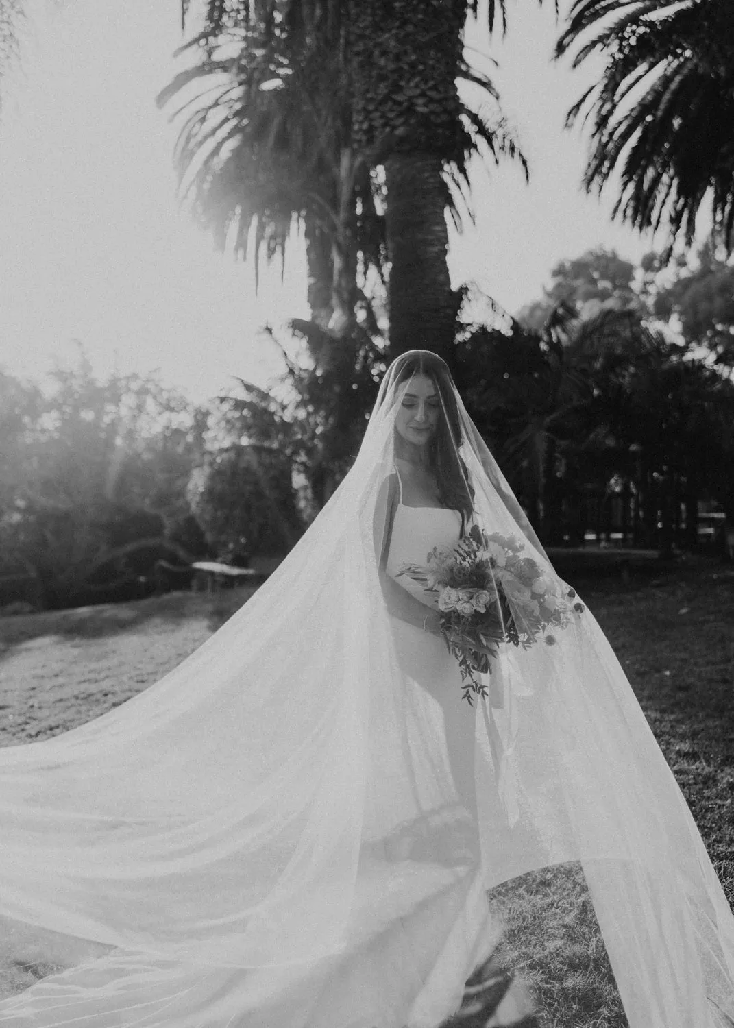 SIERRA | Long Blusher Wedding Veil