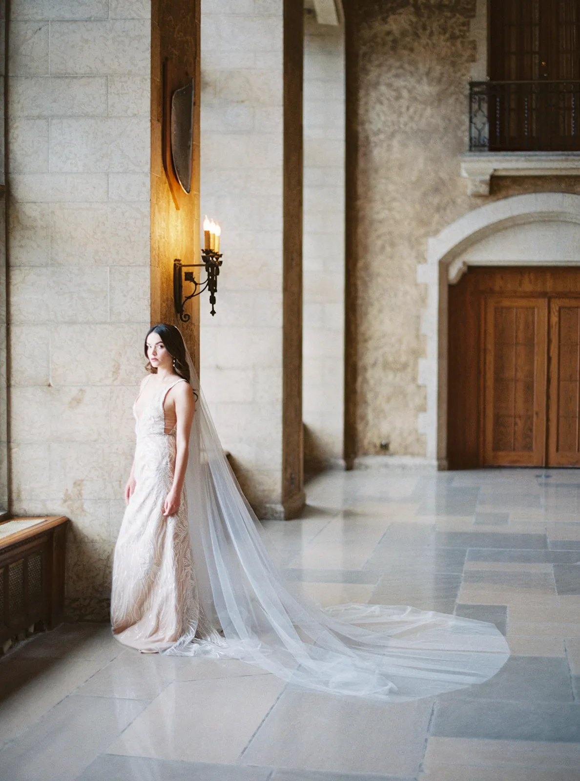 SIERRA | Long Blusher Wedding Veil