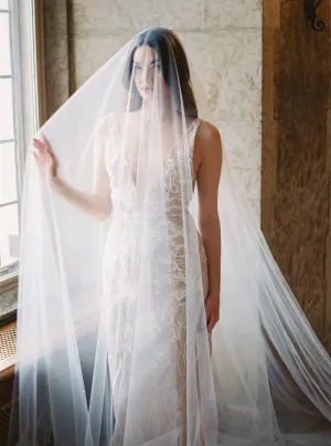 SIERRA | Long Blusher Wedding Veil