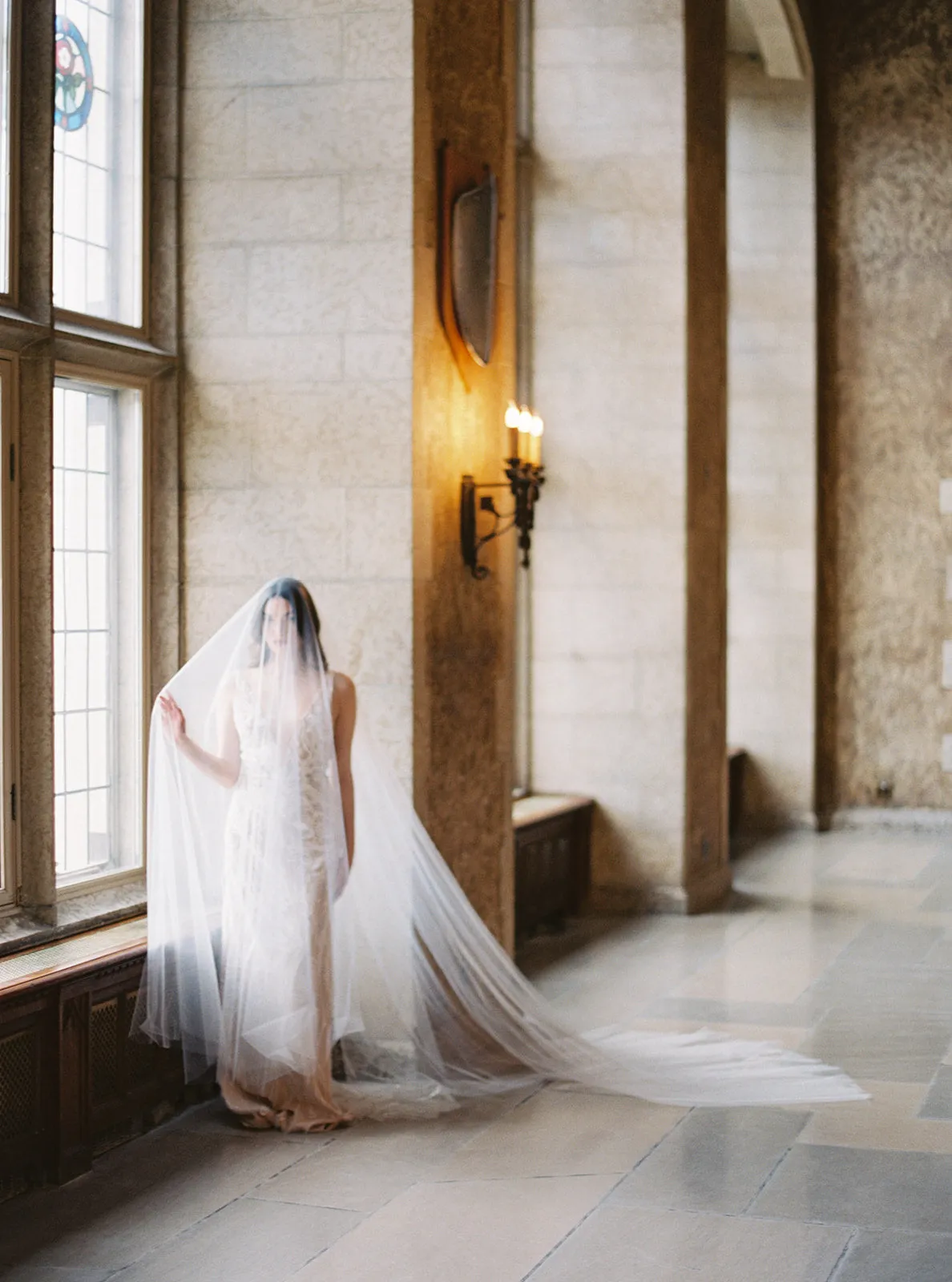 SIERRA | Long Blusher Wedding Veil