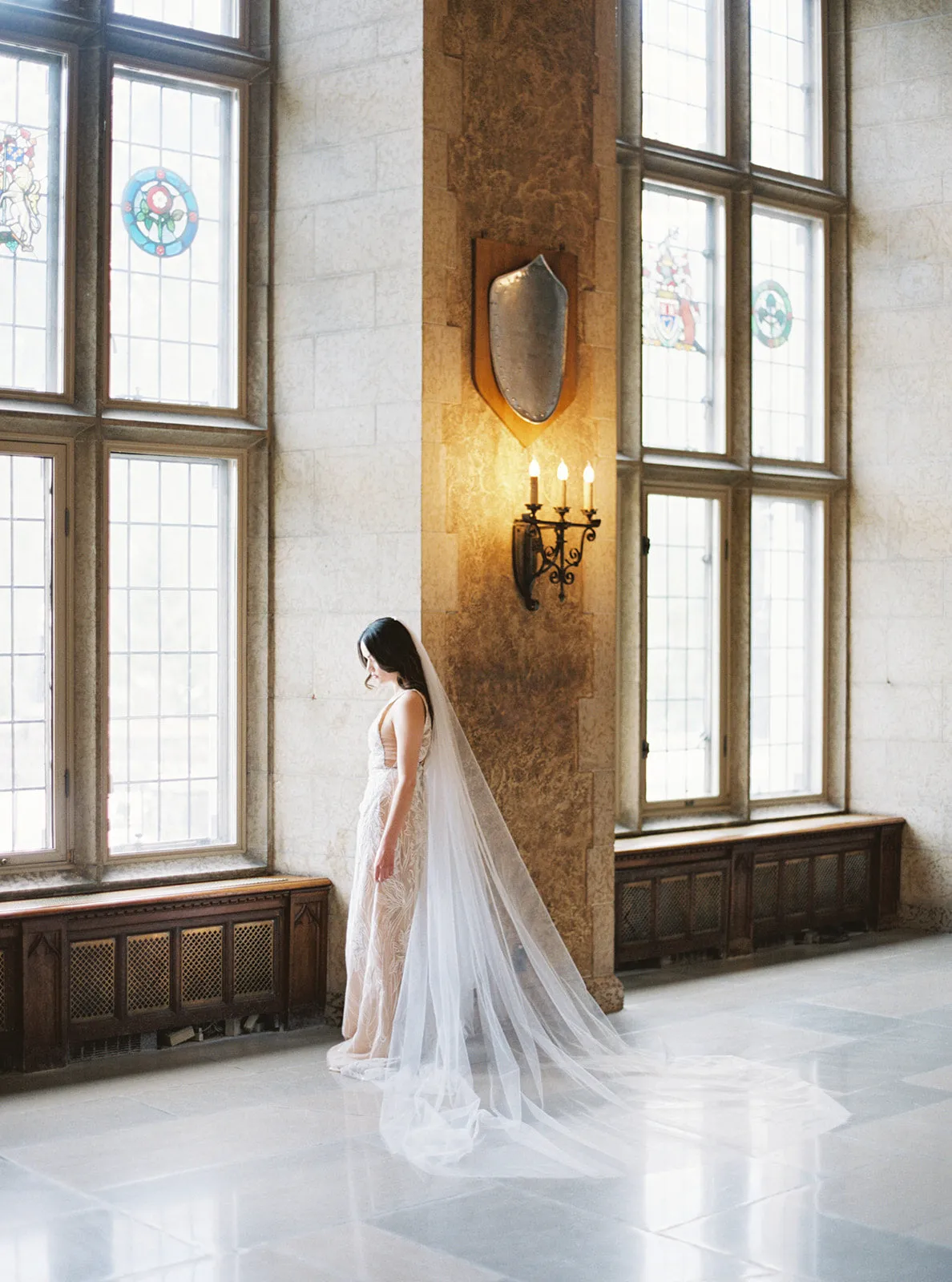 SIERRA | Long Blusher Wedding Veil