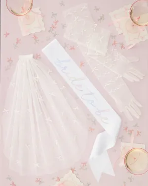 Tying the Knot Pack - sash, veil   gloves