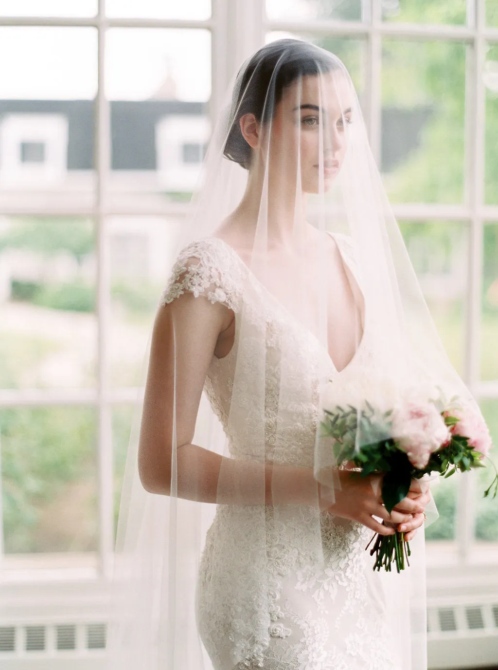 VIVIANNE | Bridal Veil with Blusher