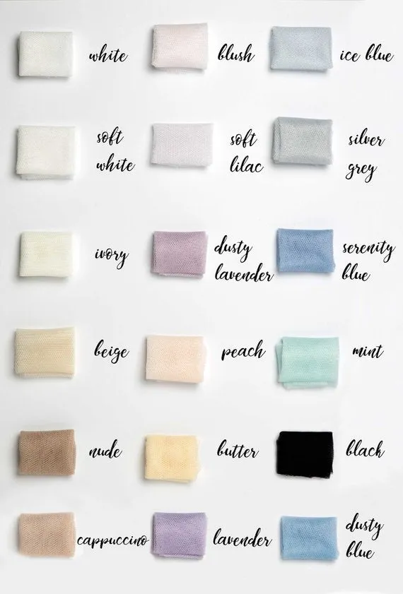 Wedding veil in custom color - EDMONDE
