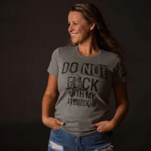 Women's Do Not F*ck With My Freedom Slim Fit T-Shirt